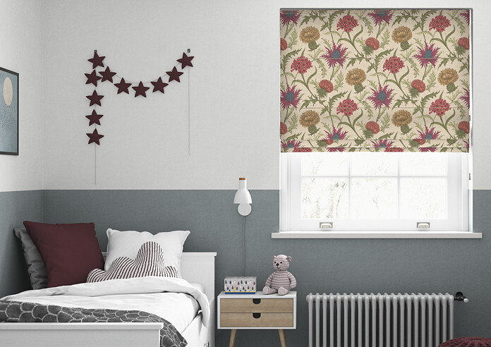 Acanthium, Garnet - Roman Blind - Image 3